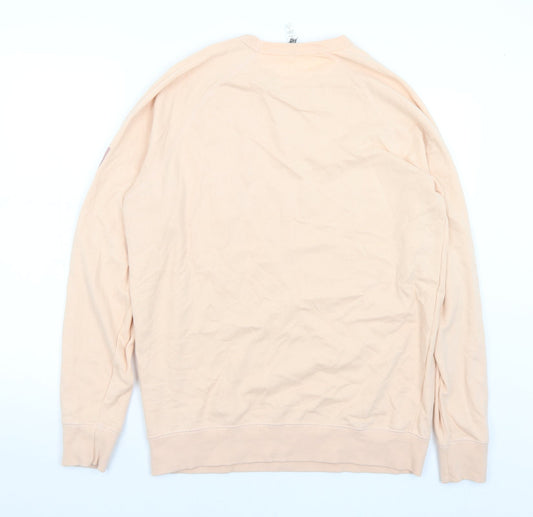 Cotton Heritage Womens Pink Cotton Pullover Sweatshirt Size L - Pray
