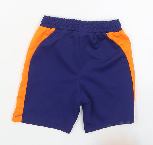 Castore Boys Blue Polyester Sweat Shorts Size 2-3 Years Regular Tie