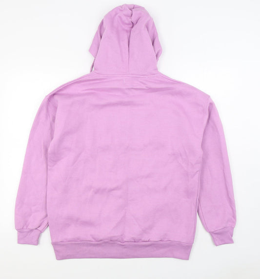 lefties Womens Purple Cotton Pullover Hoodie Size S Pullover