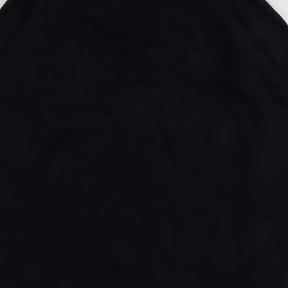 Dunnes Stores Womens Blue Round Neck Cotton Pullover Jumper Size L