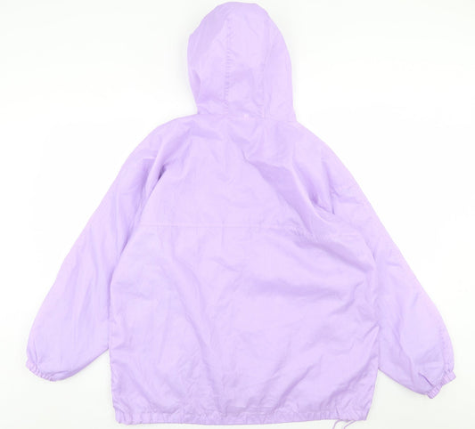 Preworn Womens Purple Jacket Size L Zip