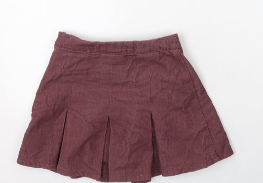 NEXT Girls Purple Cotton Flare Skirt Size 5 Years Regular