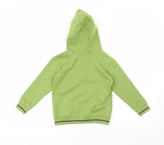 Disney Boys Green Cotton Pullover Hoodie Size 5-6 Years - Tiger 1968