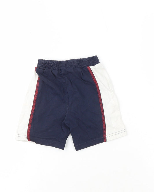 Matalan Boys Multicoloured 100% Cotton Cropped Trousers Size 9-12 Months