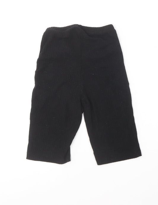 Only Womens Black Polyester Compression Shorts Size XS L8 in Regular