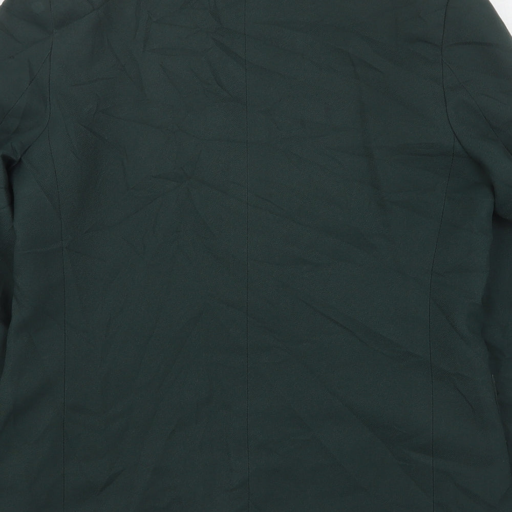 John Lewis Womens Green Polyester Jacket Suit Jacket Size 12