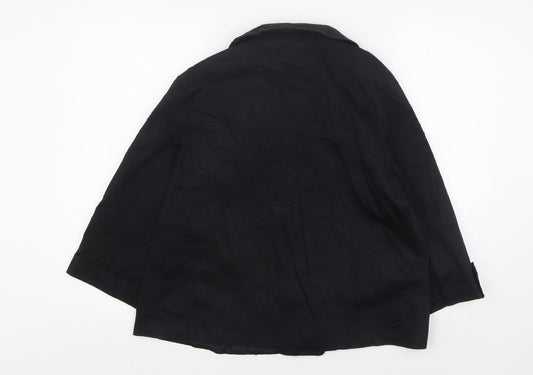 Pimkie Womens Black Jacket Size 14