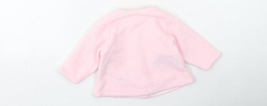 Ladybird Girls Pink Polyester Cape Jumper Size 0-3 Months
