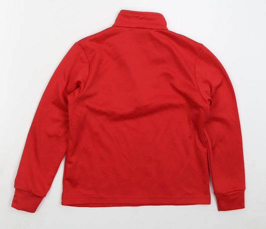 Stanno Boys Red Polyester Pullover Sweatshirt Size 10 Years Zip - Boxing Club