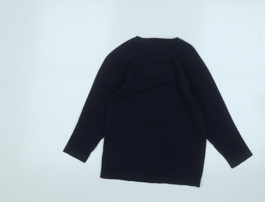 NEXT Boys Blue Cotton Pullover Sweatshirt Size 7 Years