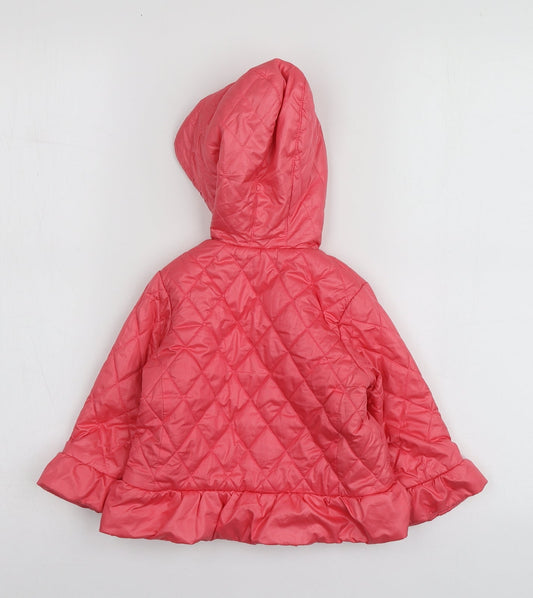 DUdu Girls Pink Jacket Size 12 Months
