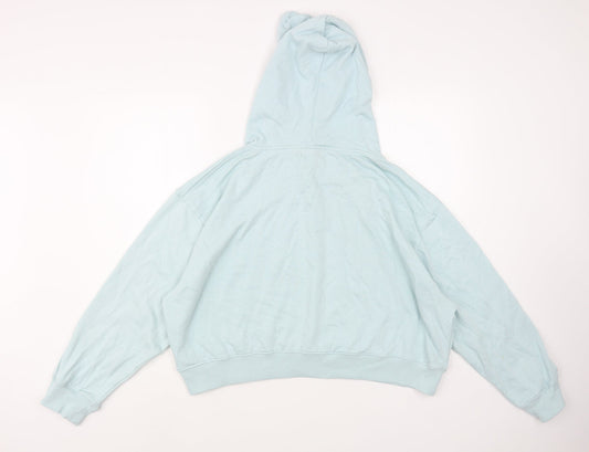 In the Style Womens Blue Cotton Pullover Hoodie Size 20 Pullover