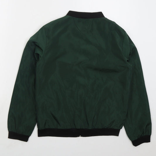 Finejo Womens Green Jacket Size S Zip