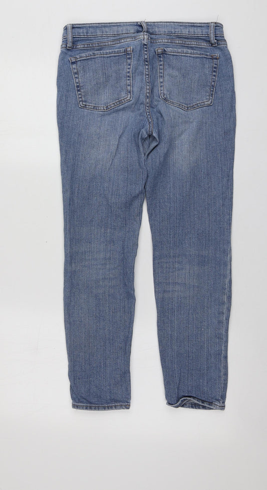 Gap Womens Blue Cotton Skinny Jeans Size 6 L26 in Regular
