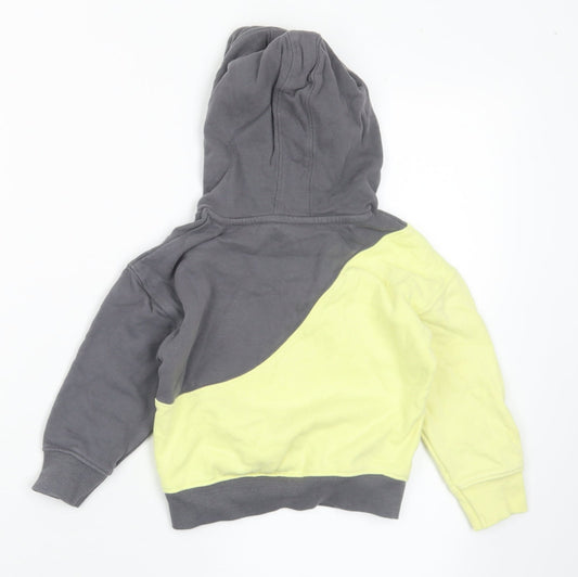 Primark Girls Yellow Cotton Pullover Hoodie Size 3-4 Years - be you