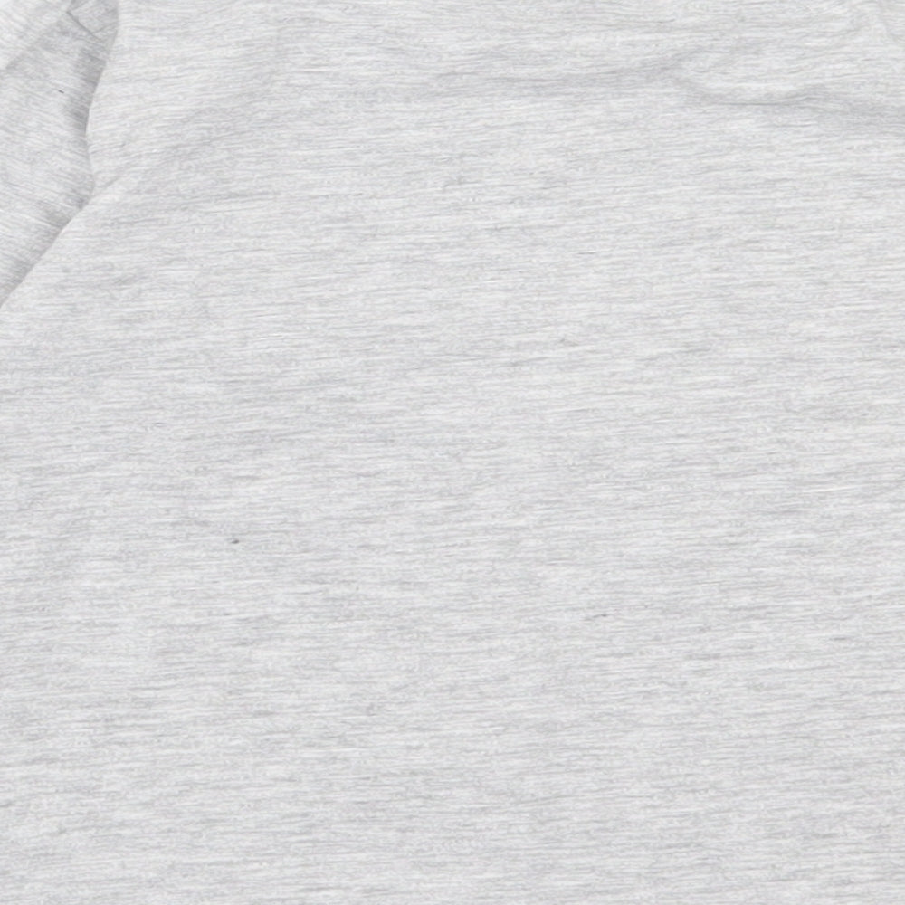 NEXT Boys Grey Cotton Basic Casual Size 2-3 Years Crew Neck Pullover
