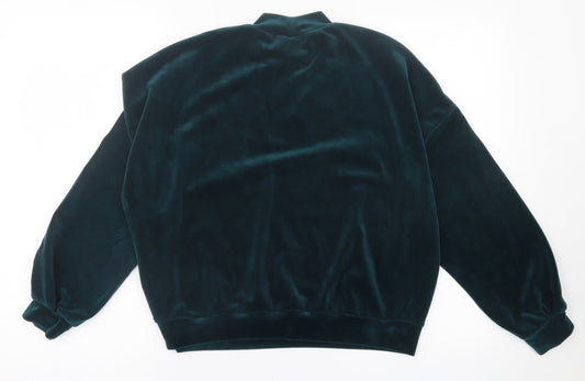 honkemoller Womens Green Polyester Pullover Sweatshirt Size M Pullover