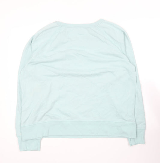 Gap Womens Green Cotton Pullover Sweatshirt Size XL