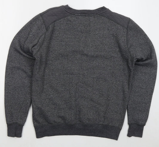 MAN Mens Grey Cotton Pullover Sweatshirt Size S