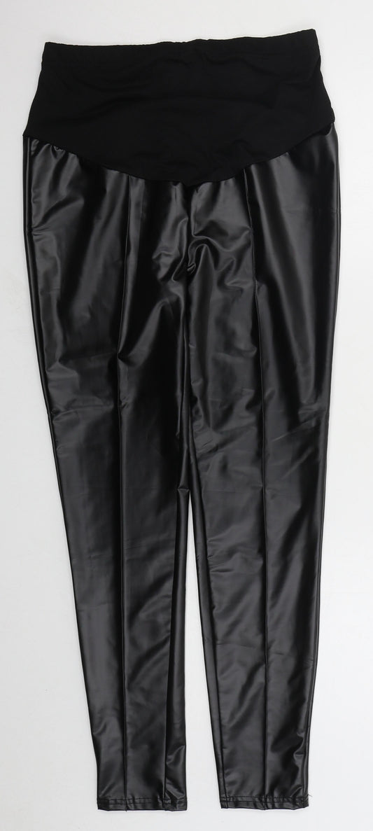 SheIn Womens Black Polyester Carrot Leggings Size S L27 in