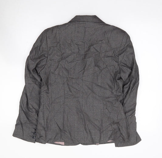 Autonomy Womens Black Polyester Jacket Suit Jacket Size 10