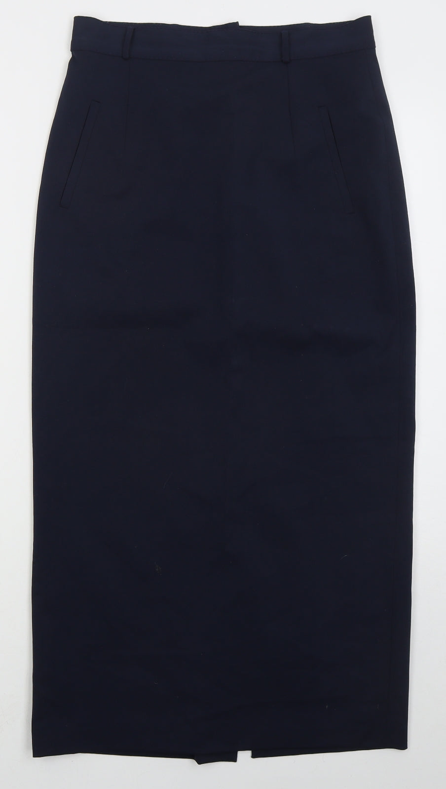 Lakeland Womens Blue Polyester Straight & Pencil Skirt Size 12 Button