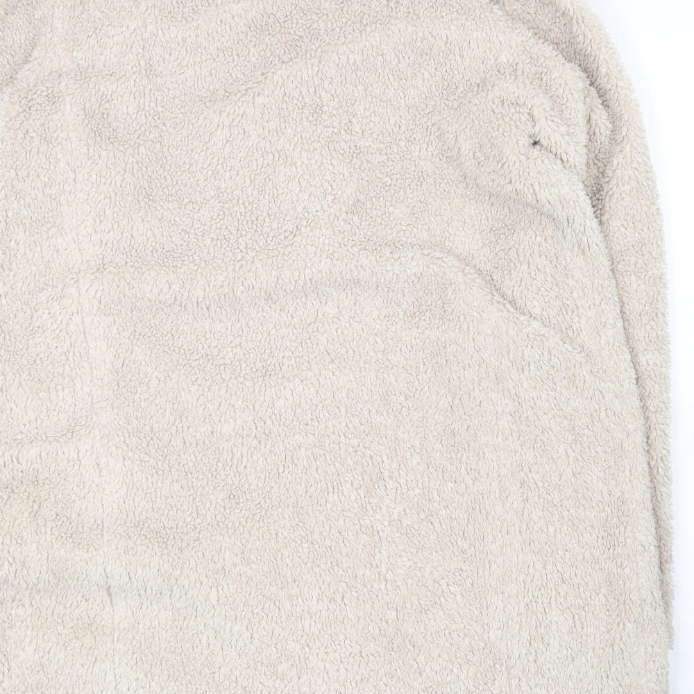 Oasis Womens Beige Overcoat Coat Size M