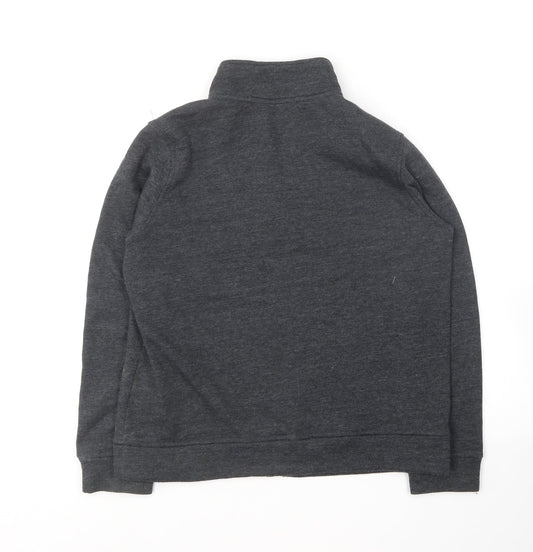 Bonmarché Womens Grey Polyester Full Zip Sweatshirt Size S