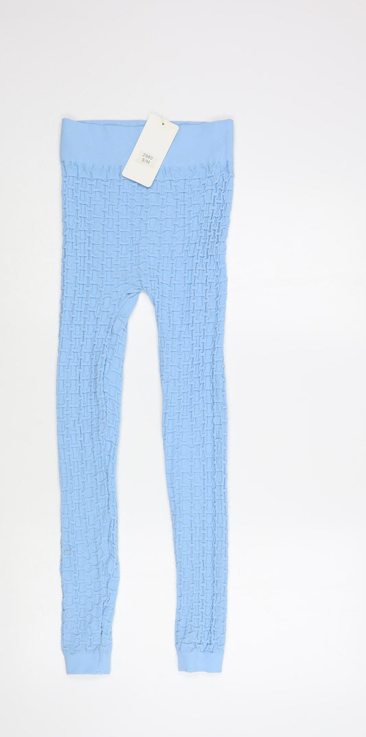 Cherry Koko Womens Blue Polyester Jogger Leggings Size S L26 in