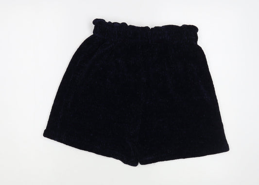 ETC Womens Blue Polyester Mini Skirt Size L
