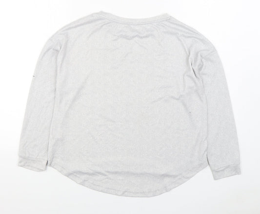 Dunnes Stores Womens Grey Polyester Pullover Sweatshirt Size S Pullover
