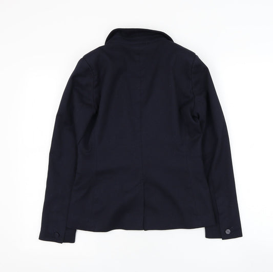NEXT Womens Blue Jacket Blazer Size 8 Button