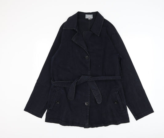 Marks & Spencer Womens Blue Jacket Size M Button
