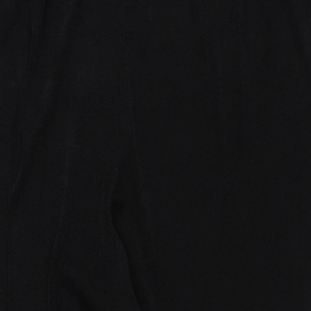 Anthology Womens Black Polyester Capri Trousers Size L L25 in Regular