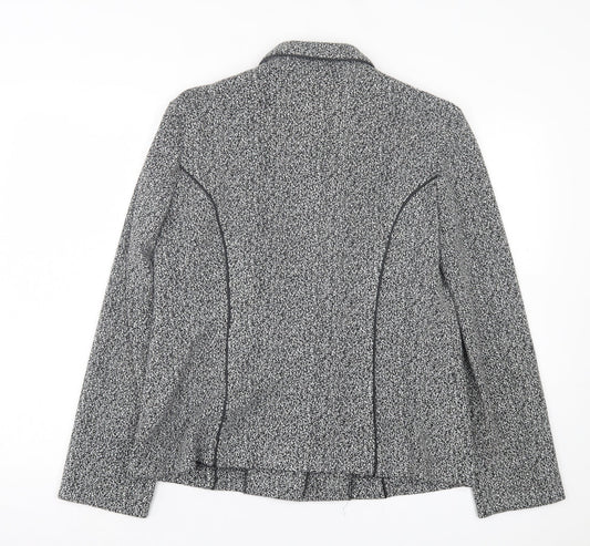 Roman Womens Grey Jacket Size 14 Button