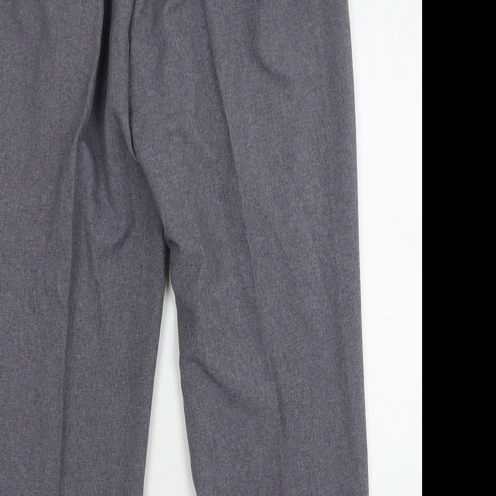 Happit Womens Grey Polyester Cropped Trousers Size 22 L26 in Regular