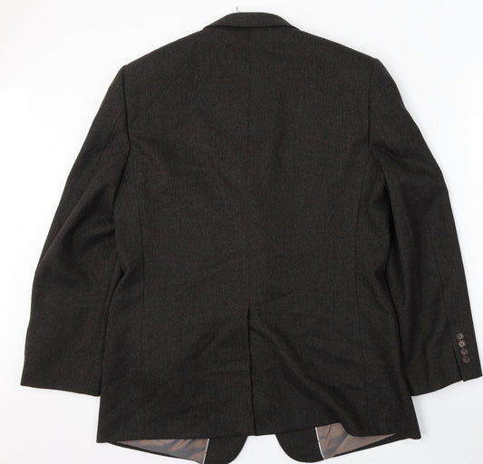 Marks and Spencer Mens Brown Wool Jacket Suit Size 42