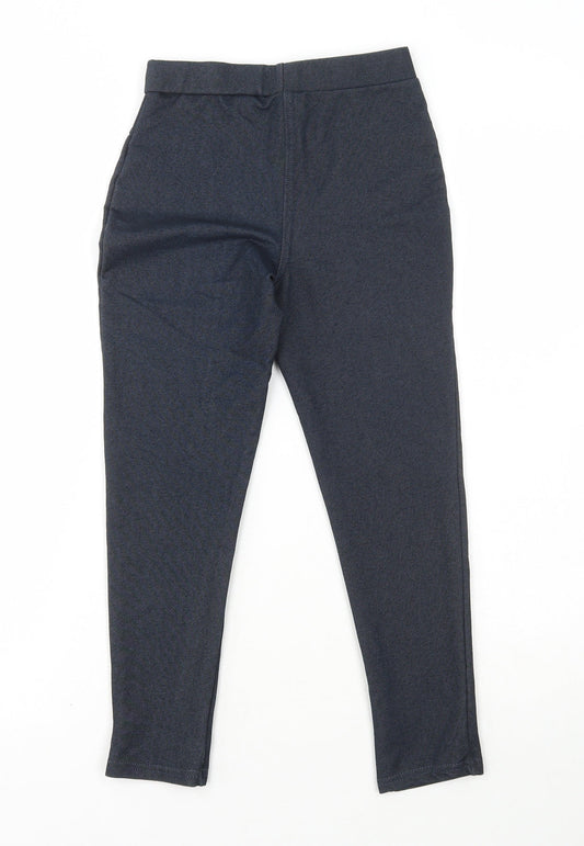 Matalan Girls Blue Cotton Jegging Jeans Size 9 Months Regular