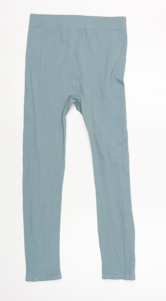 Dunnes Stores Womens Grey Nylon Compression Leggings Size M L25 in Regular