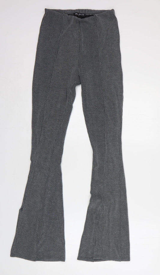 Select Womens Grey Polyester Carrot Leggings Size S L33 in - Flared