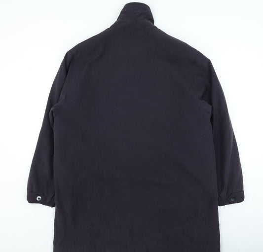 Bonmarché Womens Blue Trench Coat Coatigan Size M
