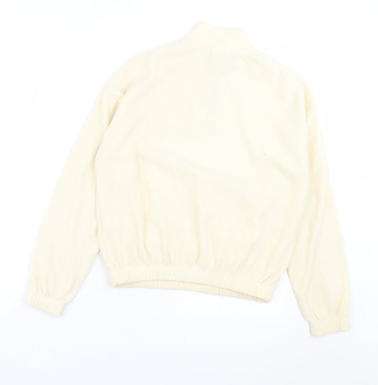 New Look Womens Ivory Jacket Size 6 Zip