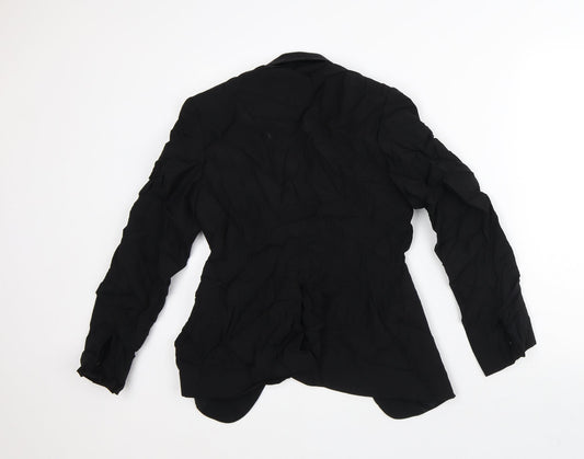 Preworn Womens Black Jacket Blazer Size S