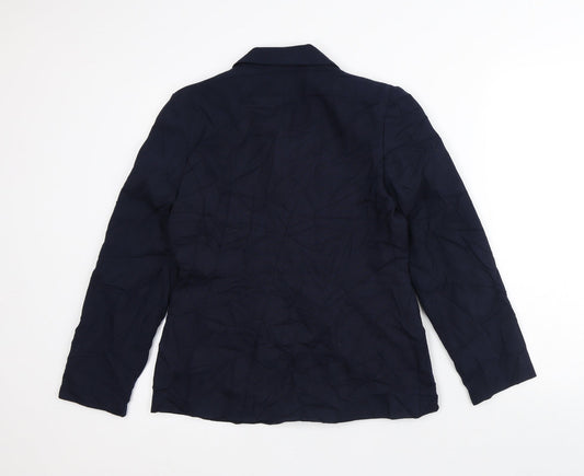 Dorothy Perkins Womens Blue Jacket Blazer Size 10