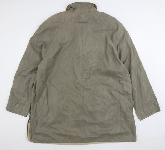 Bonmarché Womens Beige Jacket Size 20 Button - Reversable