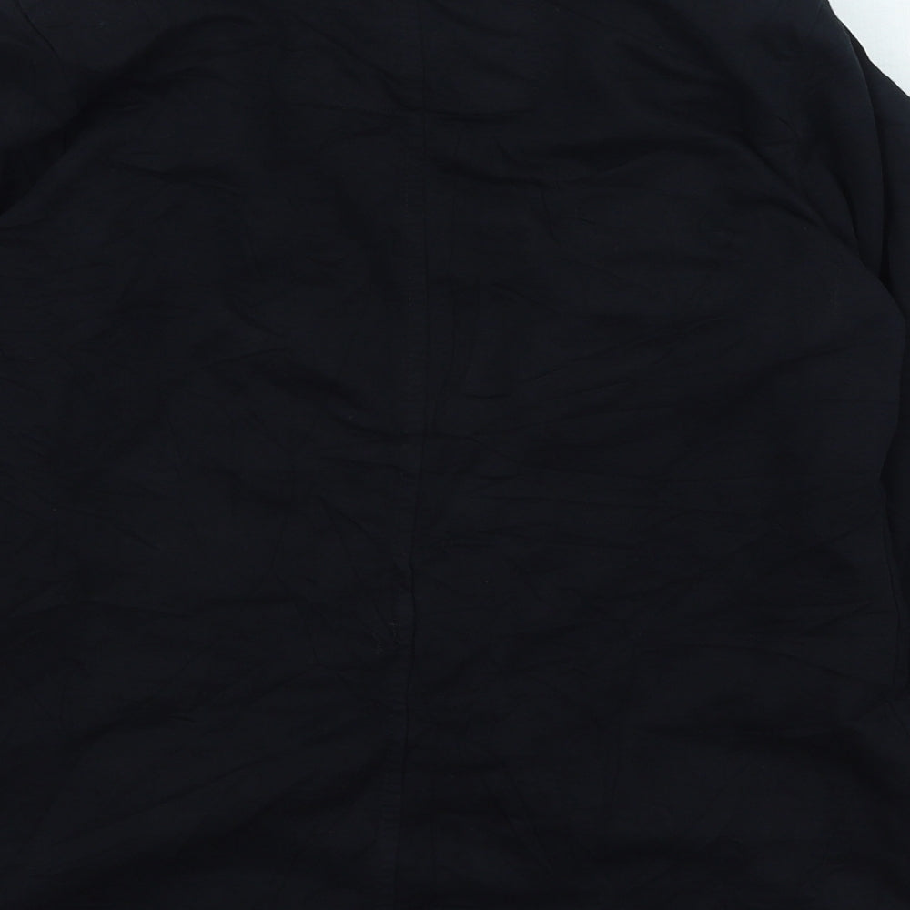 Denim & Co. Womens Blue Jacket Size 8