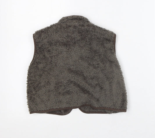 Bella B Boys Green Jacket Size XS - Fluffy Bodywarmer