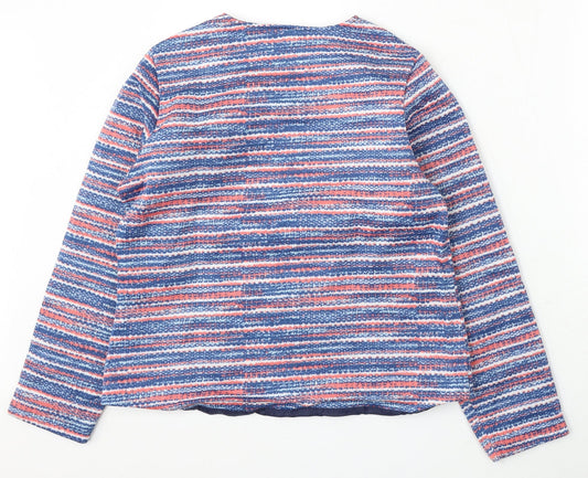 Anne De Lancay Womens Multicoloured Geometric Jacket Size M