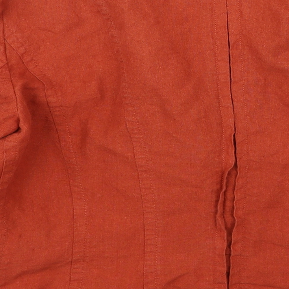 Betty Barclay Womens Orange Jacket Size 12
