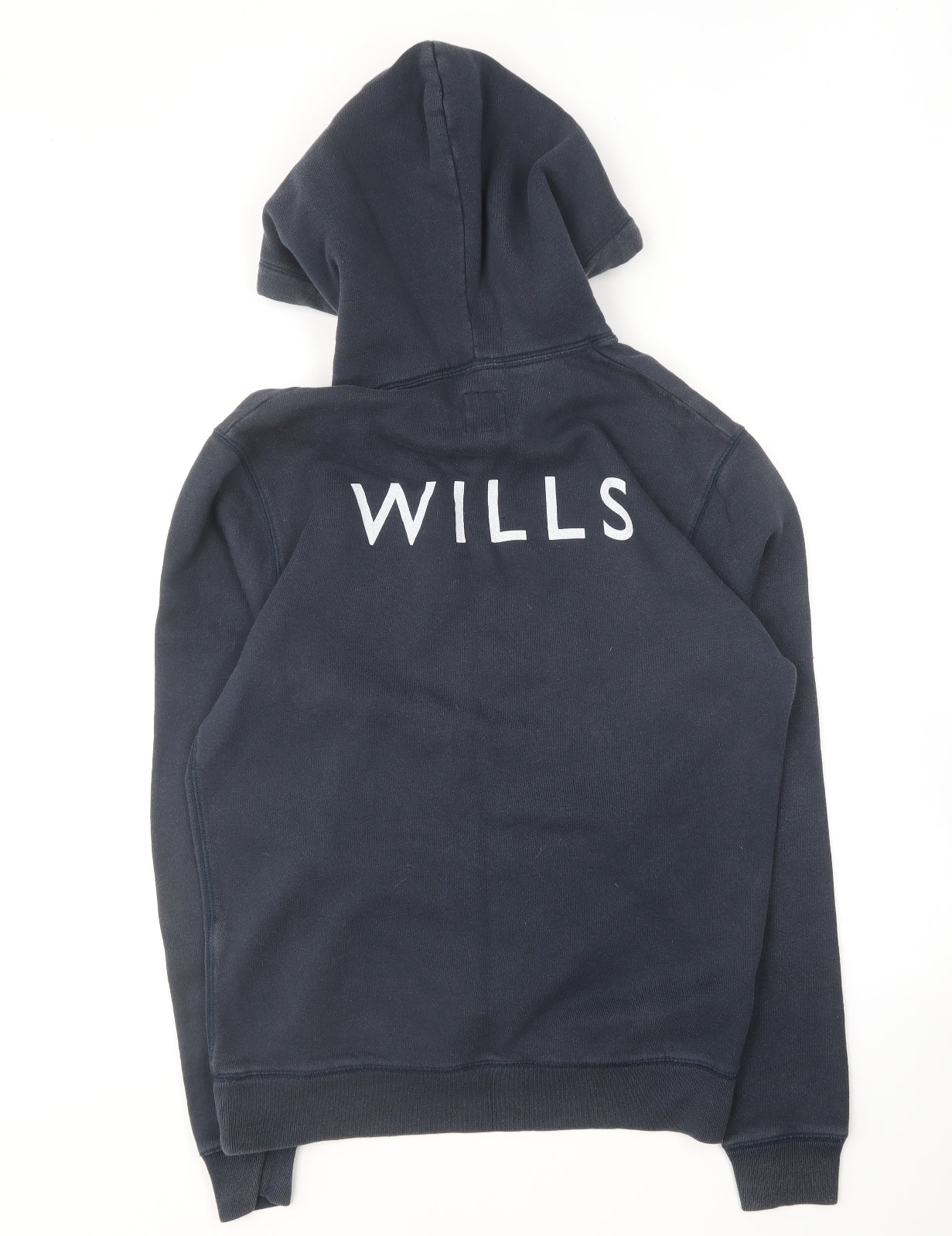 Jack Wills Womens Blue Cotton Pullover Hoodie Size XS
